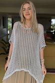 Made in Italy Fisherman Layering Knit Dove